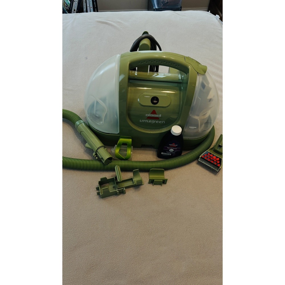 BISSELL Little Green Multi-Purpose Portable Carpet and Upholstery Cleaner, Car